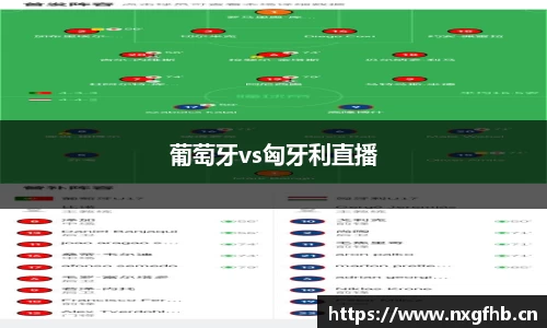 葡萄牙vs匈牙利直播