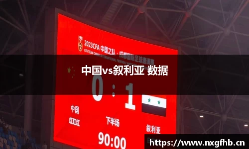 中国vs叙利亚 数据